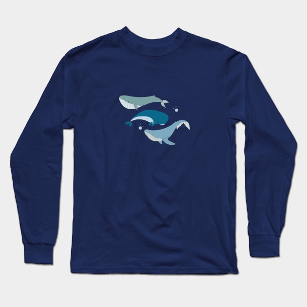 Heart Of The Sea Long Sleeve T-Shirt by novaya